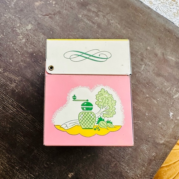 Vintage “handy herb file” metal box - Picture 5 of 6